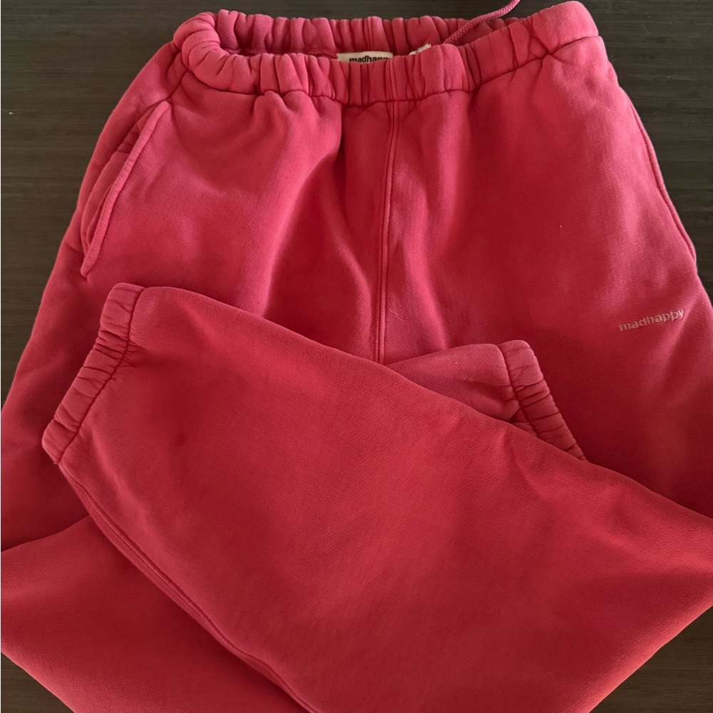 madhappy classic sweatpants size small (fits oversized) red EUC